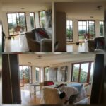 Malířské práce - výmalba obývacího pokoje