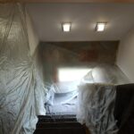 Malířské práce - výmalba schodiště